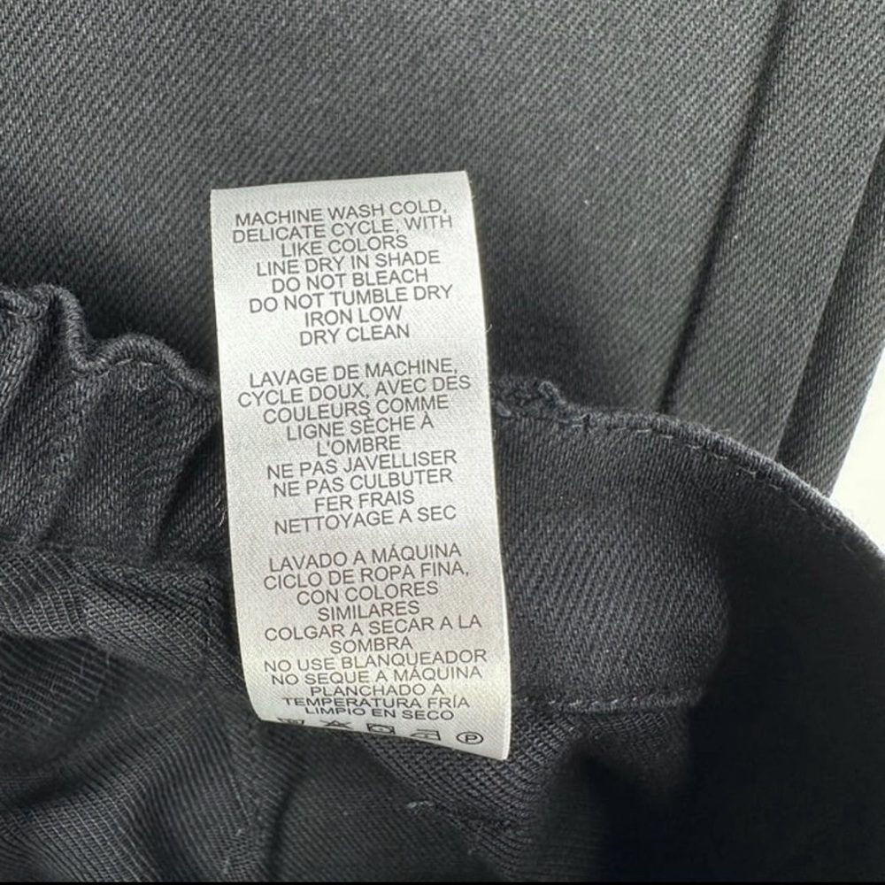 Thakoon Black High Waisted Denim pant. Sz 2. $145 - Picture 9 of 10